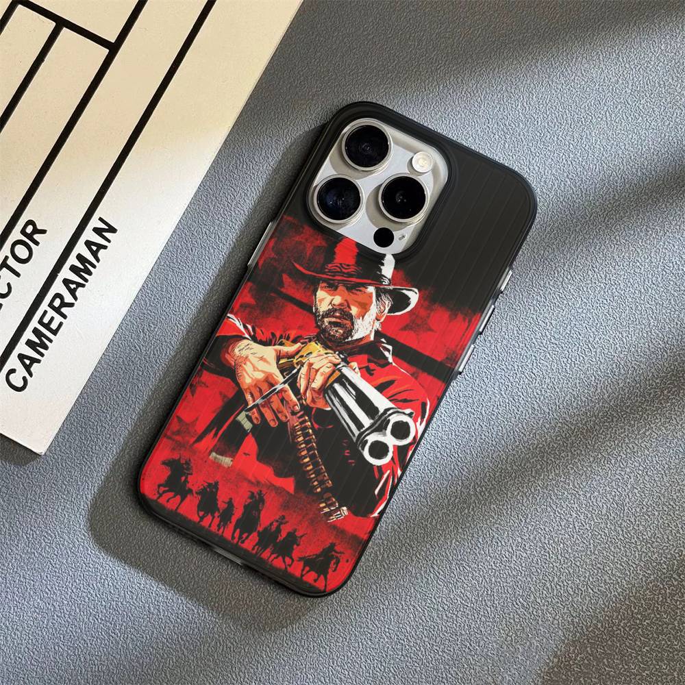 Чехол для телефона Red Dead Redemption RDR 2 для iPhone 17 16 15 11 12 13 14 Pro Max Мягкий гофрированный силиконовый чехол