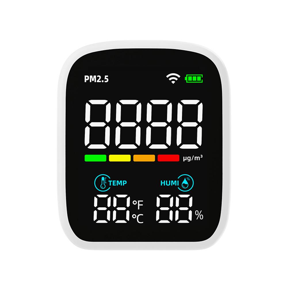 Портативный светодиодный дисплей PM2.5 детектор многофункциональный лазерный измеритель температуры и влажности