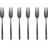 Set of Cake Forks Sambonet Rock Diamond, PVD 2Black, 6 Pcs (52962KA5)