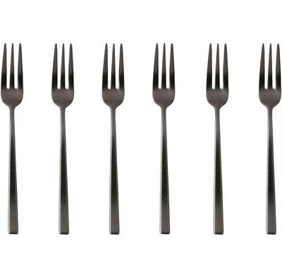 Набор вилок для торта Sambonet Rock Diamond, PVD 2Black, 6 шт (52962KA5)