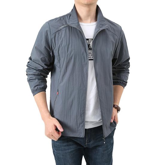 Летняя солнцезащитная куртка, мужская верхняя одежда, быстросохнущая кожаная куртка, мужская спортивная солнцезащитная куртка для езды на велосипеде, пешего туризма, рыбалки, кемпинга