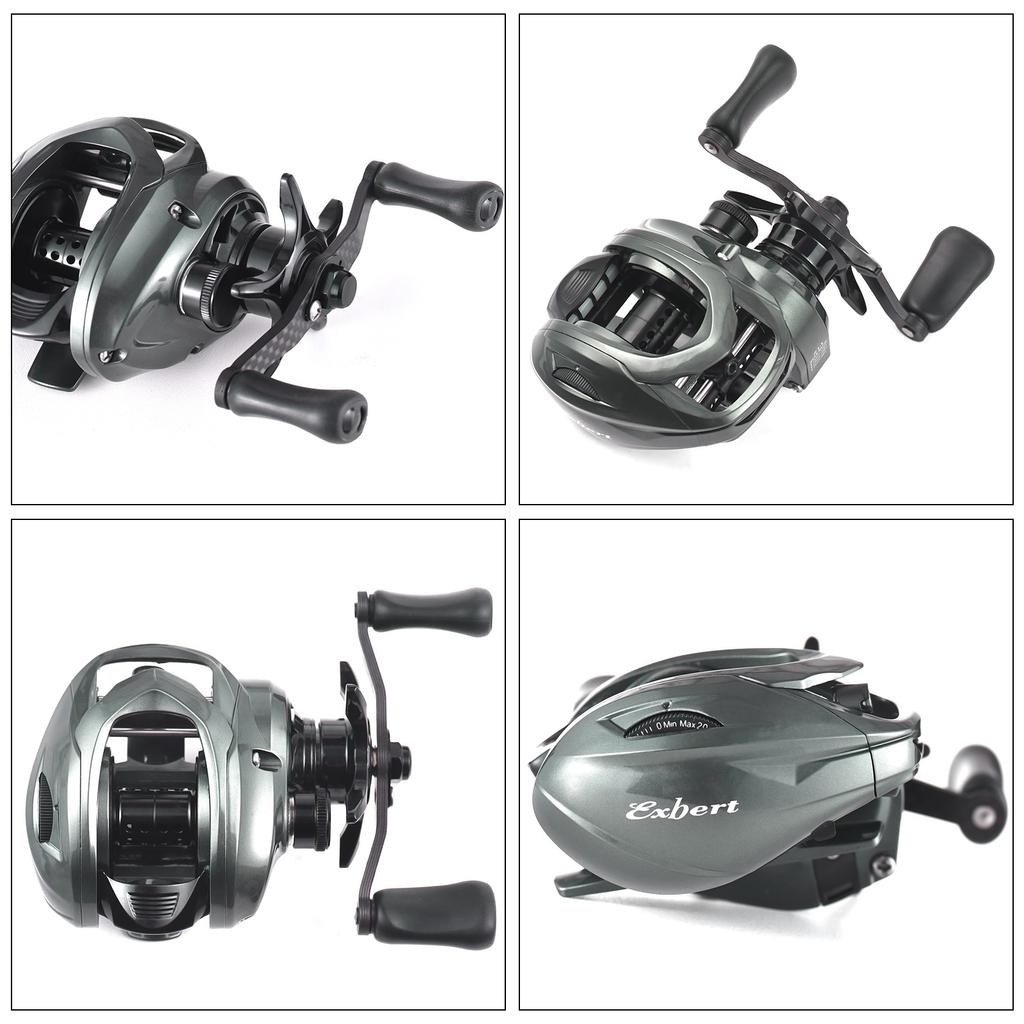 5+1BB Fishing Baitcast Reel High Speed 7.1:1 Baitcasting Reel 4.5-5kg Drag Fishing Reel