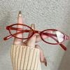 1pc Fashionable And Elegant Women Oval Eyeglasses Frame, Lightweight And Portable, Exquisite Design