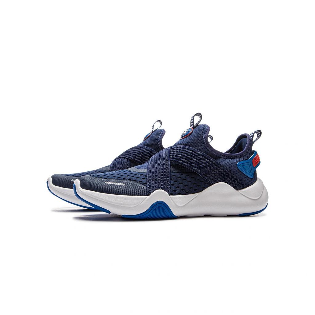 Li Ning Kids Sports Lifestyle Series Fashion Versatile Comfortable Practical Shock Absorption Rebound Breathable Low Top Casual Shoes YKCV076-3