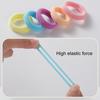 100 шт. маленькое кольцо для волос ярких цветов, плотные, Изысканные детские высокоэластичные простые веревки для волос, аксессуары для волос