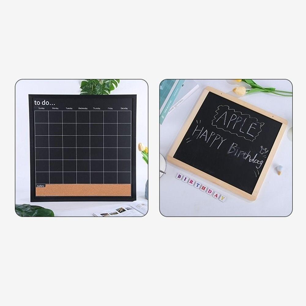 DIY Cork Board Wood Photo Background Pictures Wall Plate Letter Message Boards