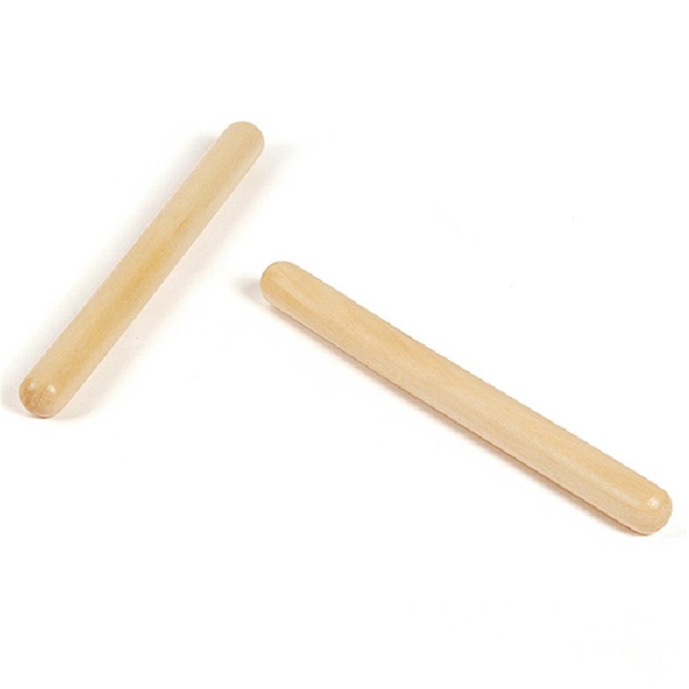 Classic Wooden Wood Color Rhythm Learning Musical Toy Musical Beating Rhythm Sticks Drum Sticks