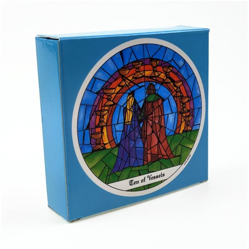 78Pcs Classic Round Monastery Cloister Tarot Cards Deck Play English Board Card