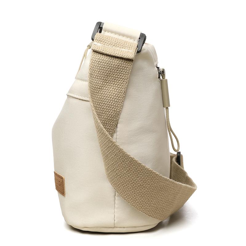 Женская нейлоновая сумка кроссбоди большой вместимости 3 основных отделения просторная наплечная сумка для покупок и повседневного использования