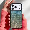 Летний чехол для телефона с узором «Водная гладь» для iPhone 17 Air 16e 15 14 13 Pro Max Задняя крышка для 12 11 Pro Coque