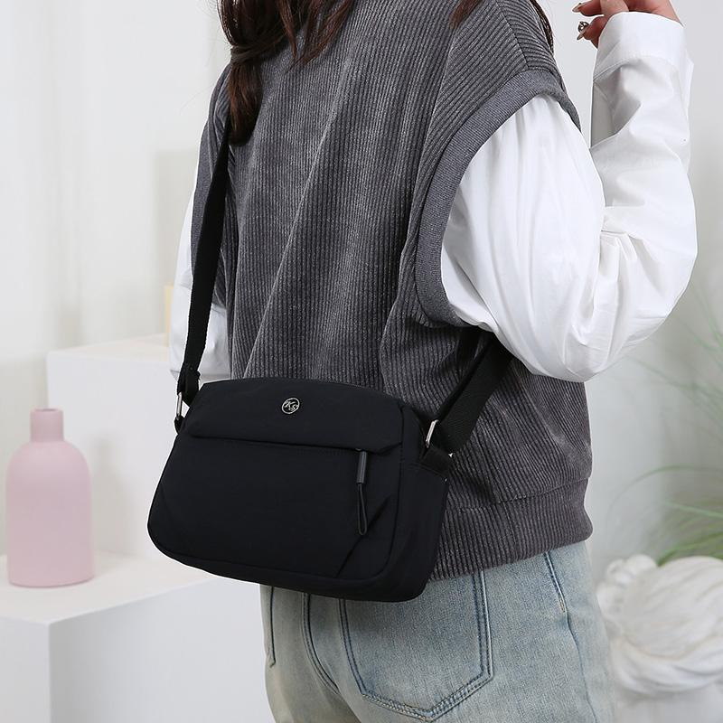 Нейлоновая сумка с несколькими карманами, женская сумка через плечо, однотонная сумка для мамы, сумка для мобильного телефона