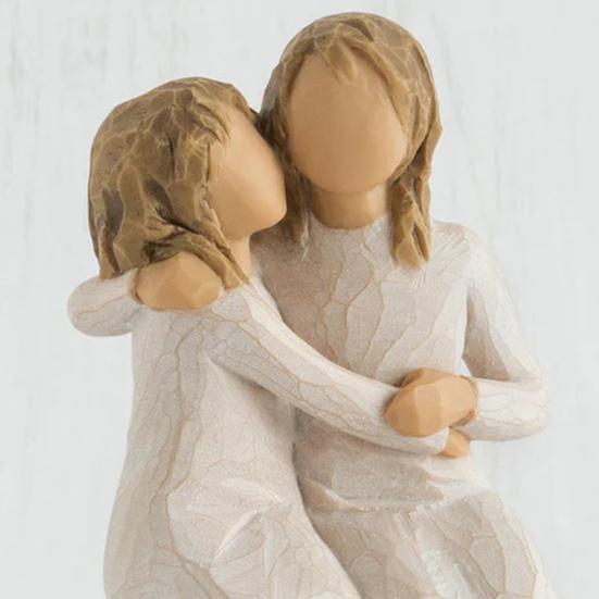 Статуэтка сестры из смолы, настольное украшение для сестринской дружбы, украшение для гостиной, спальни, скульптура для девочек, сестринская любовь, подарок для подруг-сестер