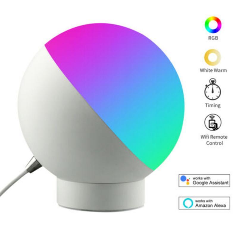 WiFi Smart LED Table Lamp Eye Protection Smart Colorful Reading Lamps Voice Control LED Table Lamp Decor Night Lamps | LED Table Lamps