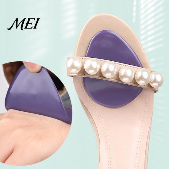 Self-adhesive Gel Pad 1 Pair Forefoot Pads for High Heels, Soft Cushion Inserts Ball Non-slip Shoe Insert of Foot, Metatarsal Pressure Relief,