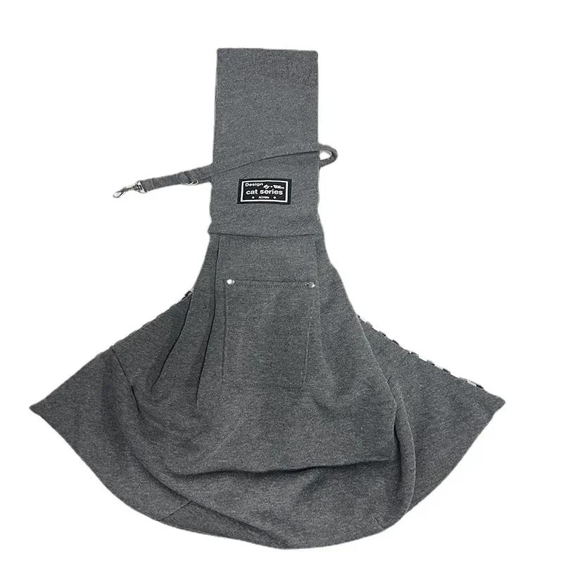 Сумка-переноска для собак на открытом воздухе, регулируемая, на одно плечо, переносная, дышащая, большой емкости для кошек и собак