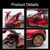 Новый 1:32 Pagani Supercar литой металлический сплав модель автомобиля библиотека статические звуковые и световые украшения подарок на день рождения для парня