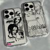 Чехол для телефона Аниме Девушка Нанас ОсакиS Для iPhone 17e 17 16 15 14 13 12 11 mini Pro Max X XR XSMAX Air Plus Прозрачный Мягкий Чехол