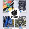 20 Pack Magnetic Cable Tie Mounts with Zip Ties Heavy Duty Wire Holders for Metal Surfaces Reusable Plastic Clips for Electrical Cord Organization in