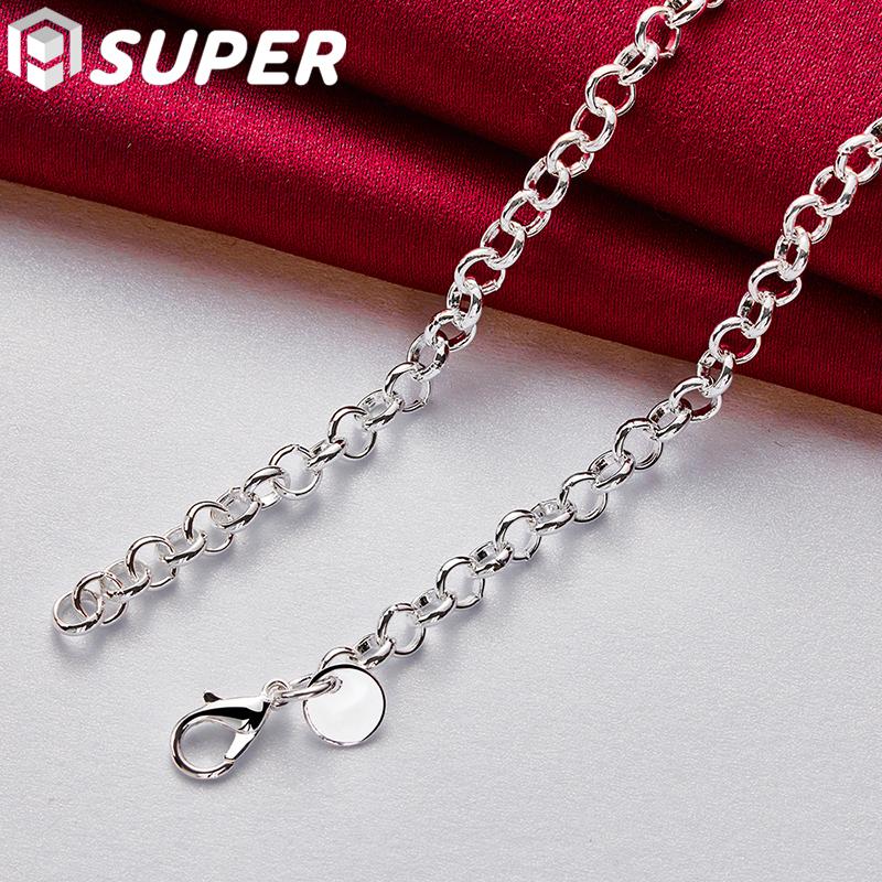 925 Sterling Silver AAA Zircon Key Lock Stars Necklace Jewelry