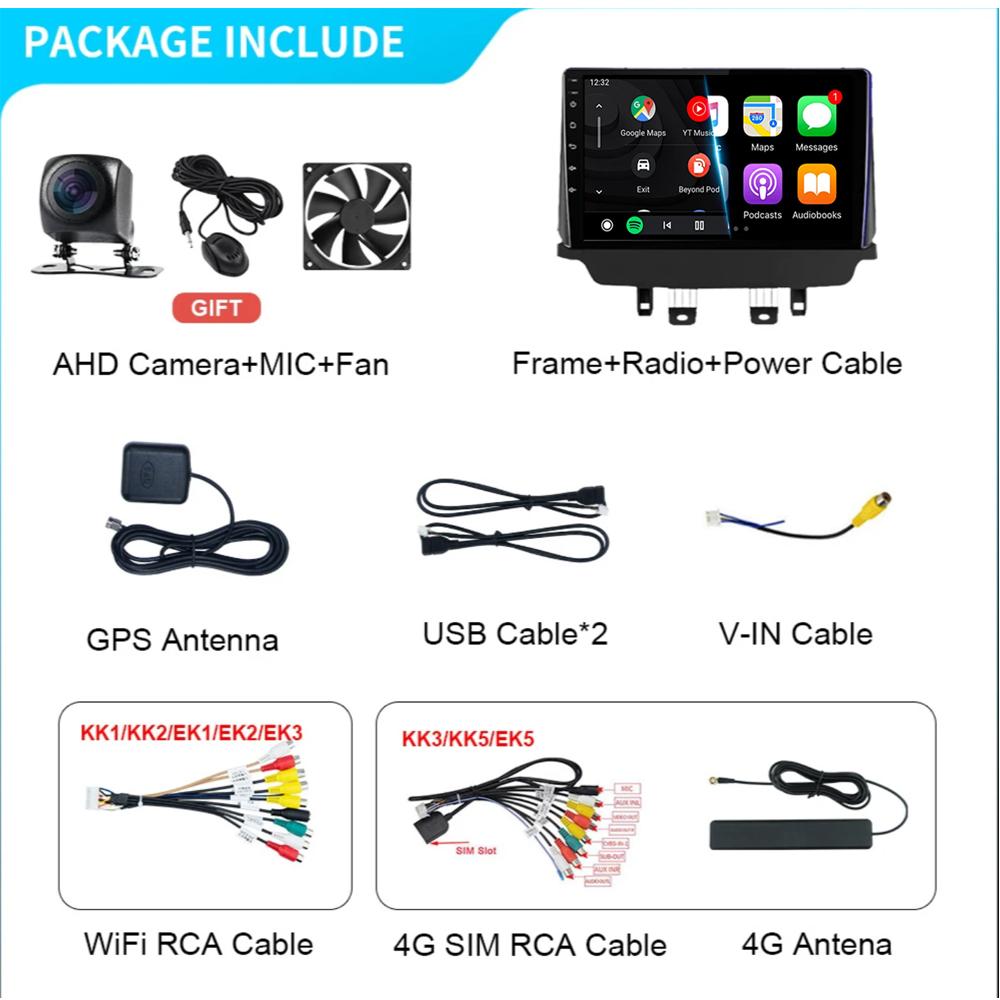 Автомагнитола Android 14 для Mazda CX-3 CX3 2 DK 2014 - 2021 Навигация GPS Мультимедийный плеер WIFI Стерео видео BT Беспроводной carplay