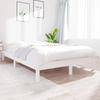 VidaXL Bed Frames White 150x200 Cm Solid Pine Wood Extra Large 820547