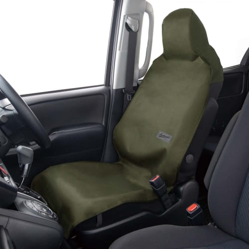BONFORM Seat Cover Finetex EX Wide Size Waterproof Water Repellent Front Seat 1 Piece Green 4092-10GN
