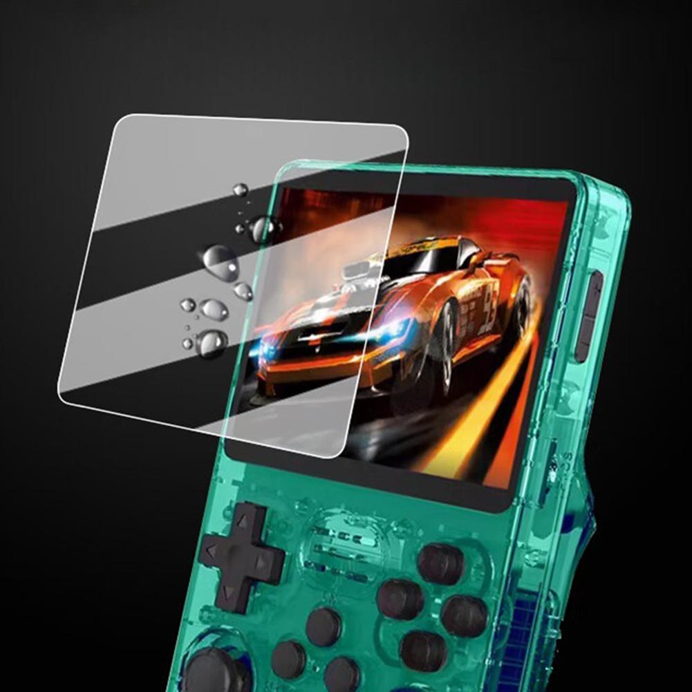 2Pcs 9H Game Console Protective Film Wear Resist Screen Protector Film Anti-Scratch Game Console Tempered for R40S Pro