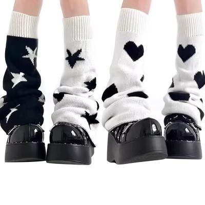 Носки Retro Hot Girl Pile Socks Wide Leg Socks Двусторонние носки