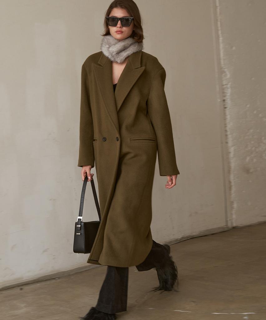 Sigreat Wool Double Overcoat