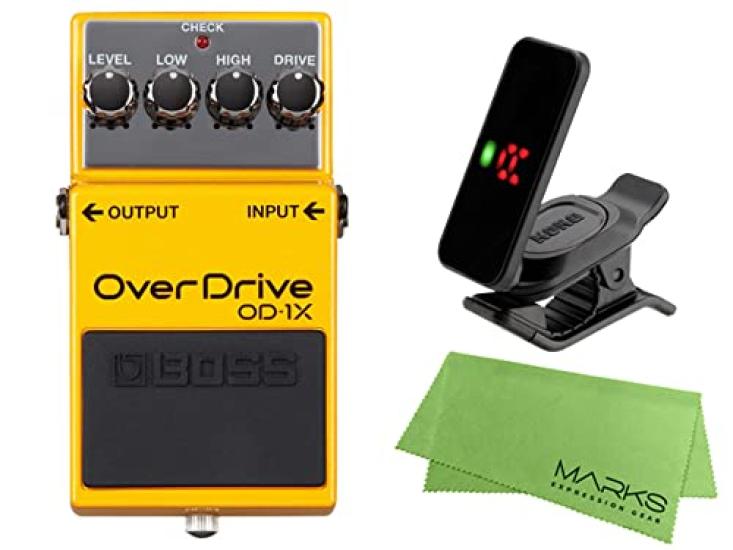 BOSS Overdrive KORG Pitchclip 2 Original Cloth Set OD-1X + PC-2 + Mark's