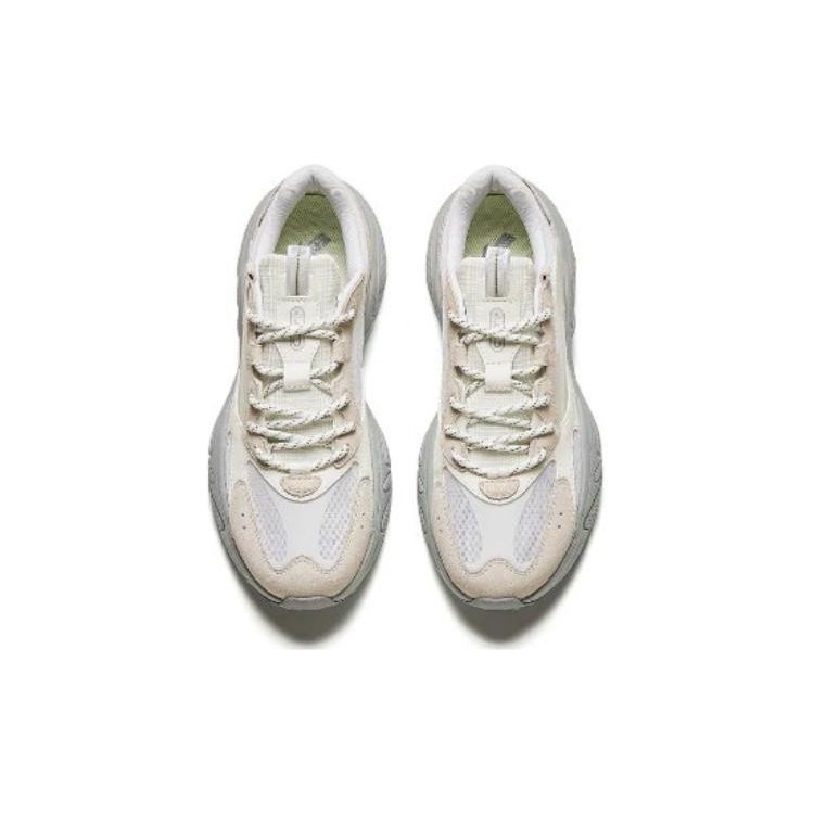 Anta Удобные минималистичные амортизирующие прочные низкие повседневные туфли женские кроссовки серые белые коричневые 122428853-3