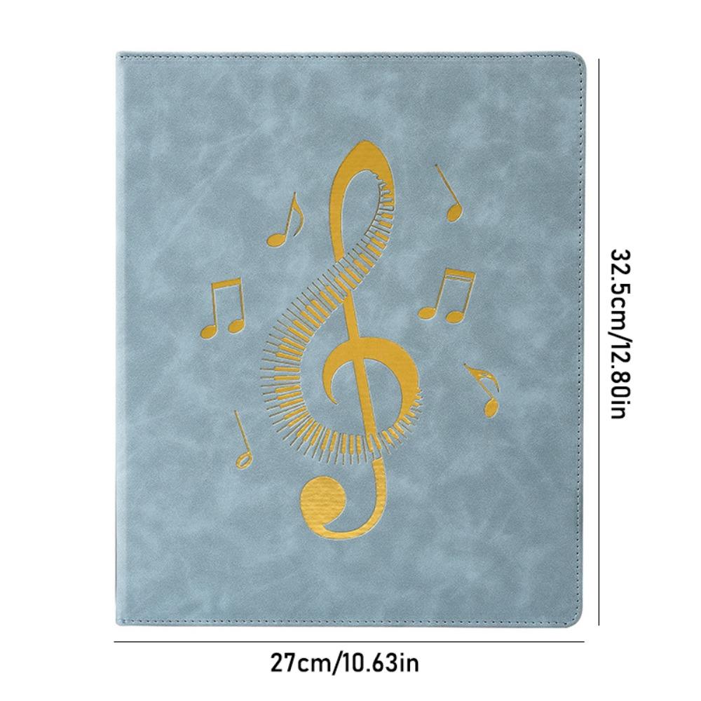 Гибкая папка для нот на кольцах, съемный зажим для нот формата А4, папка для нот