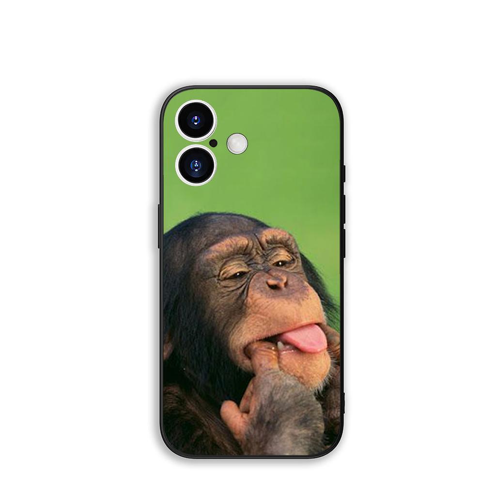 Phone Cover Monkey Gorilla Ape Baby Casing for Samsung Galaxy S25 S24 S22 S23 FE Ultra Plus A56 A05 A06 A15 A16 A55 S7 Edge Case