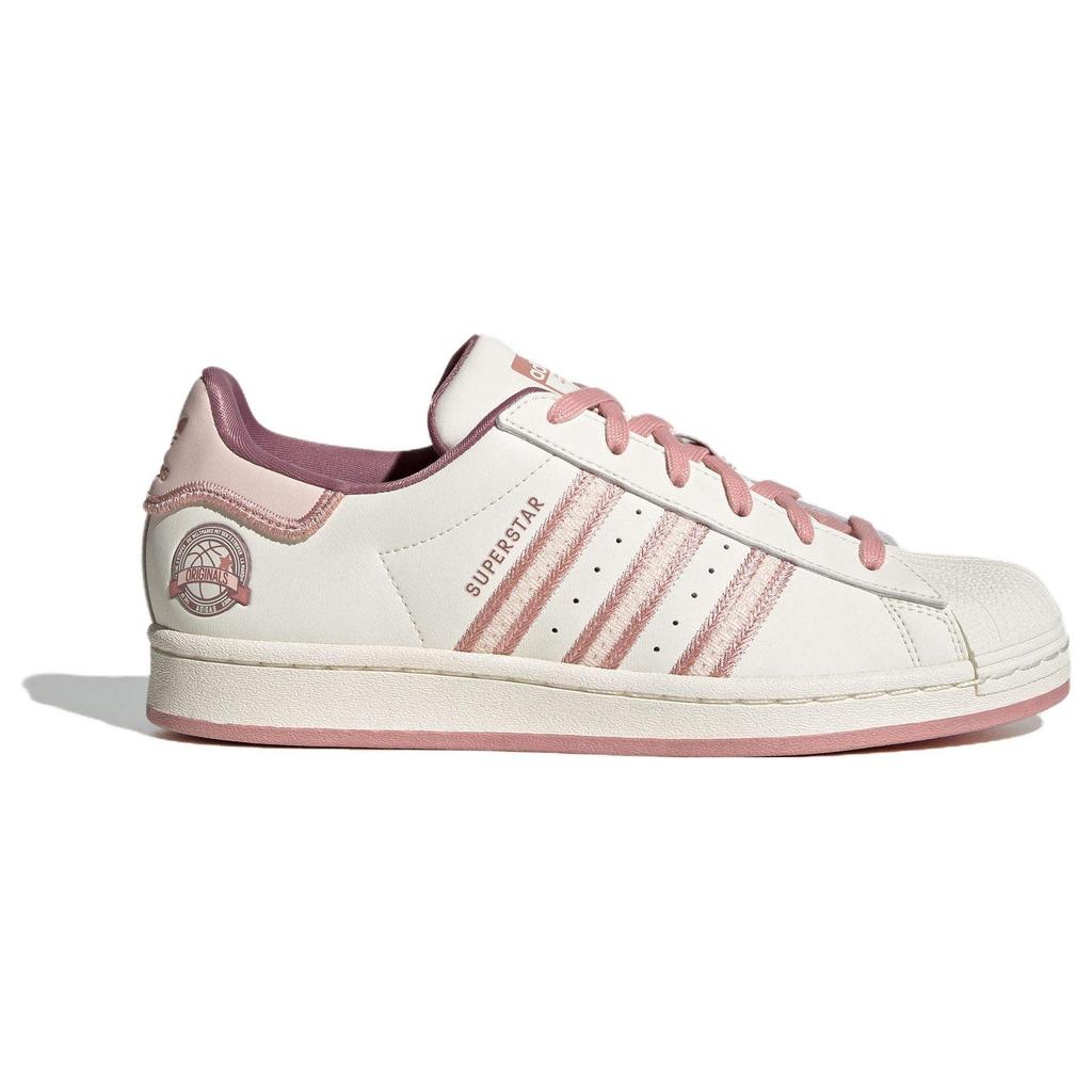 adidas Оригинальные кроссовки Superstar Casual с низким верхом Женские кроссовки Белые Красные IE5528