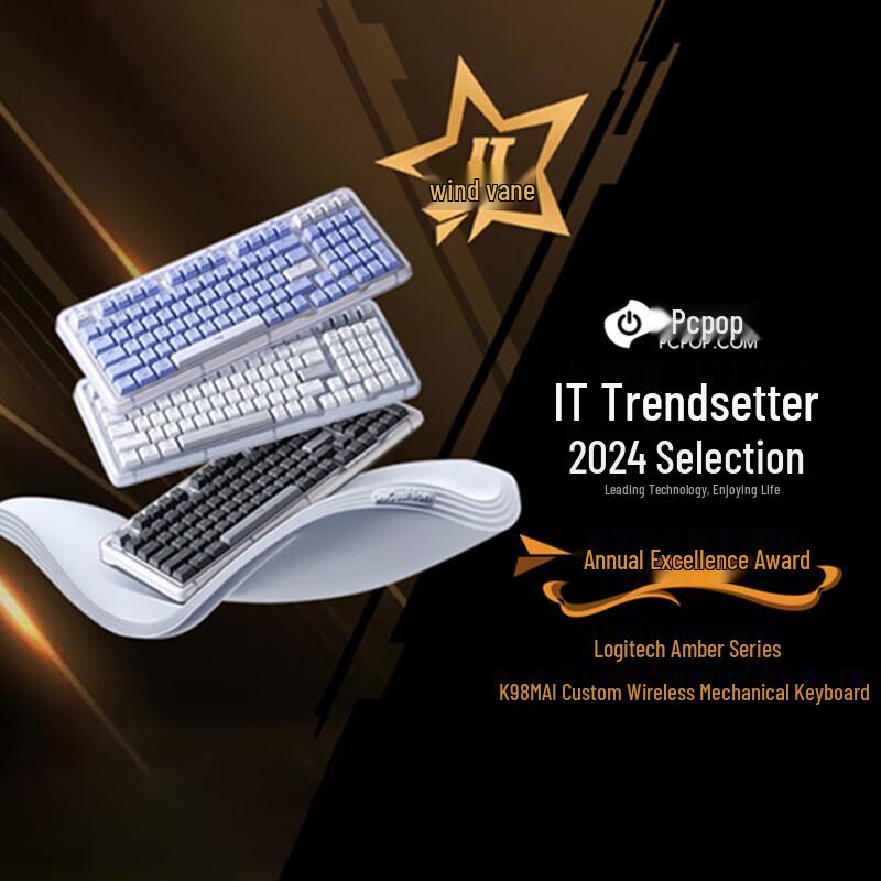 Logitech ALTO KEYS K98M Amber Series Custom Wireless Mechanical Keyboard