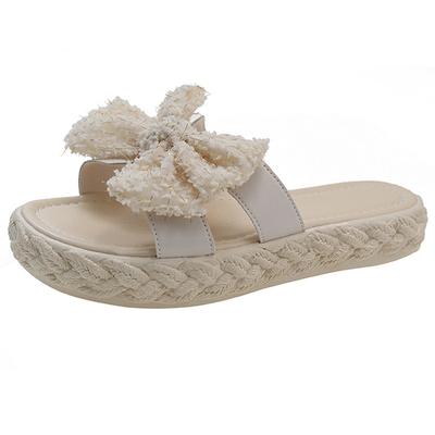 Тапочки женские летние для улицы новые для беременных женщин с растворяющейся подошвой туфли с юбками нежные сандалии