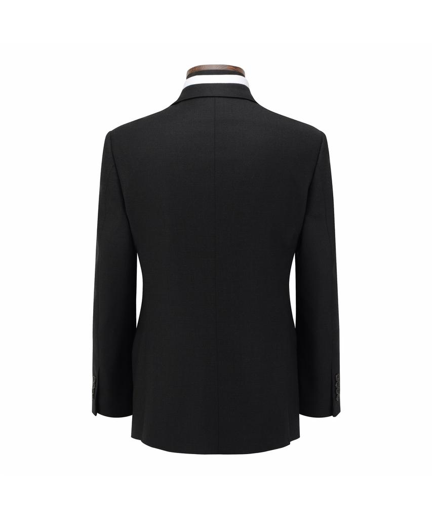 BRENTWOOD Wool Blended Micro Classic Suit Jacket - Dark Brown Brfbw26741Brd