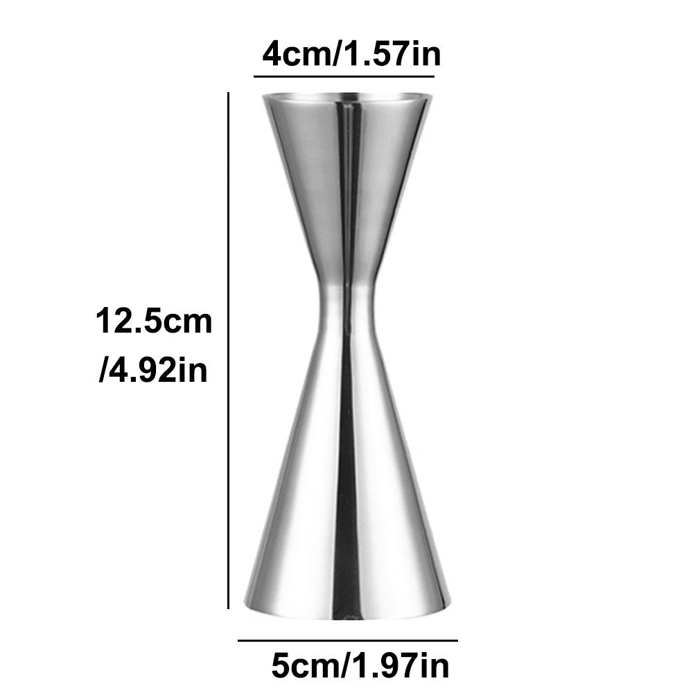 Dual Shot Mug Shaker 2oz 1oz Measure Cup New Measure Jigger Bar