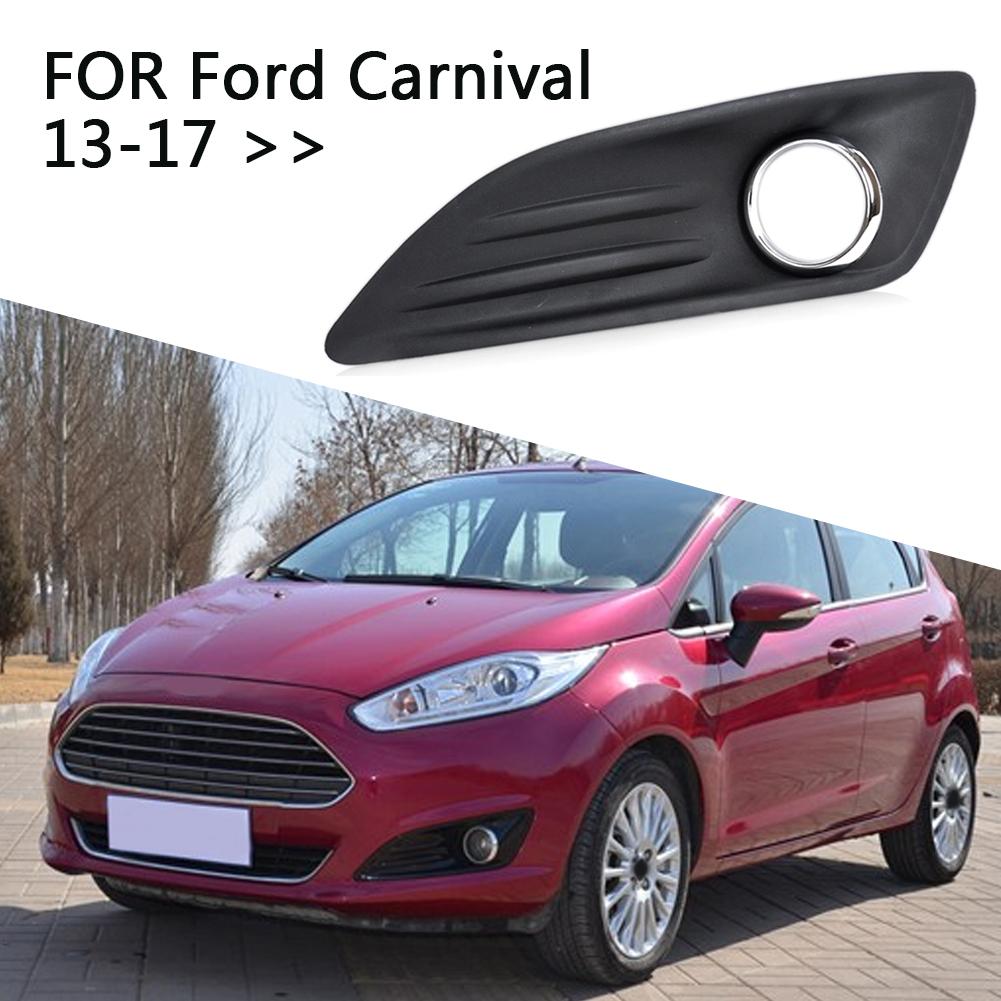 1 шт. Автомобильный передний бампер, решетка, крышка, сотовая противотуманная фара, нижняя решетка для Ford Fiesta JA8 2013-2017, автомобильные внешние детали