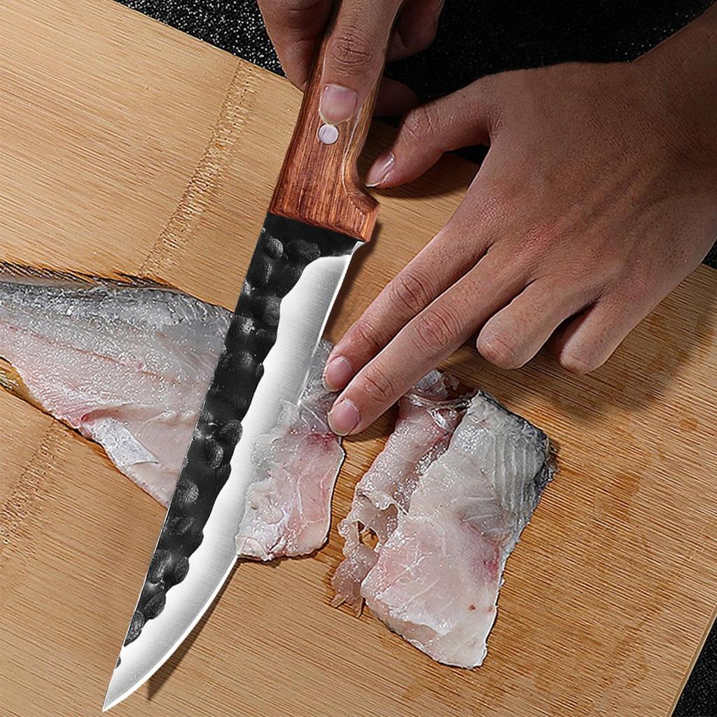 Кованый нож для обвалки, нож из нержавеющей стали, нож для мяса, нож для филе рыбы, профессиональный нож шеф-повара, кухонные инструменты, кухонные ножи
