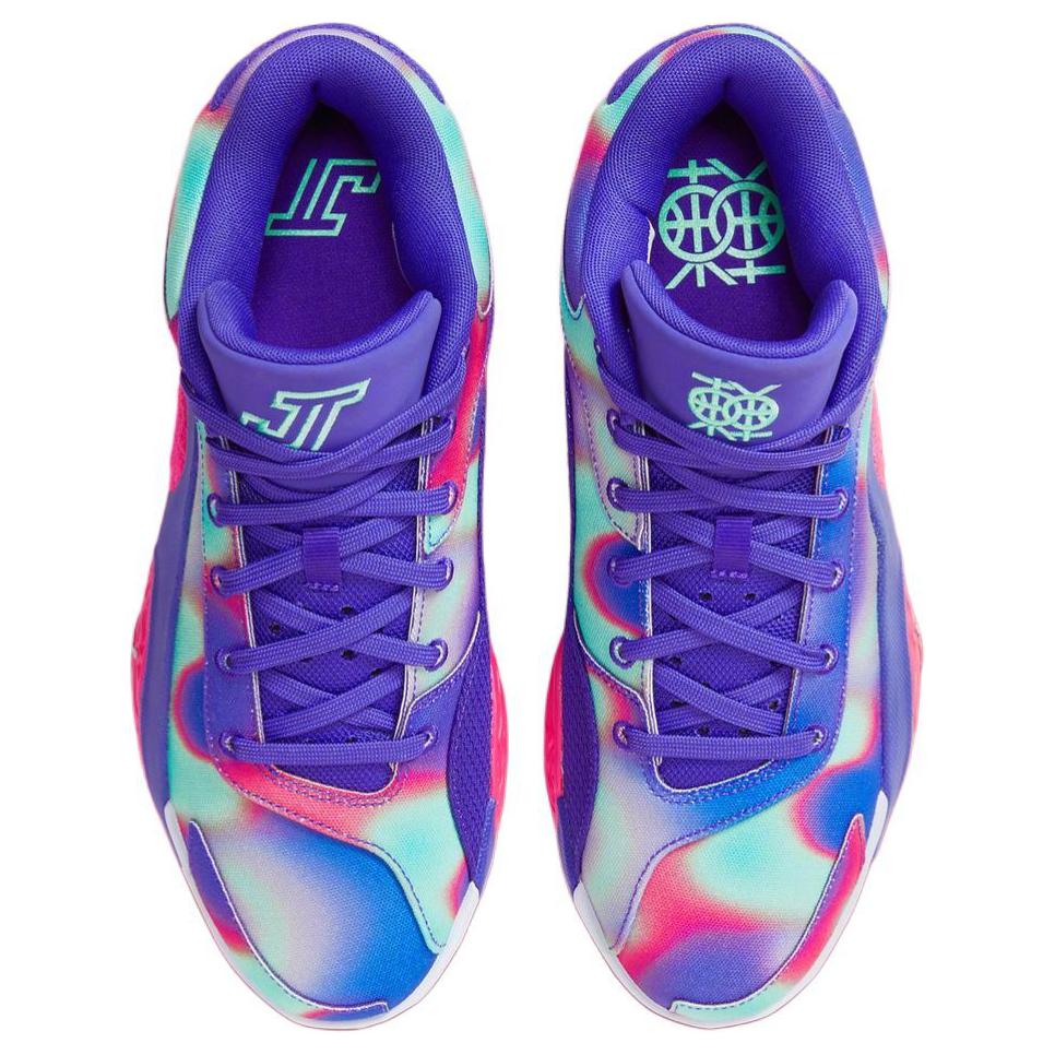 Мужские кроссовки Air Jordan Tatum 2 PF Dongdan Фиолетовый Indigo-Burst Бледно-фиолетовый HF0268-400