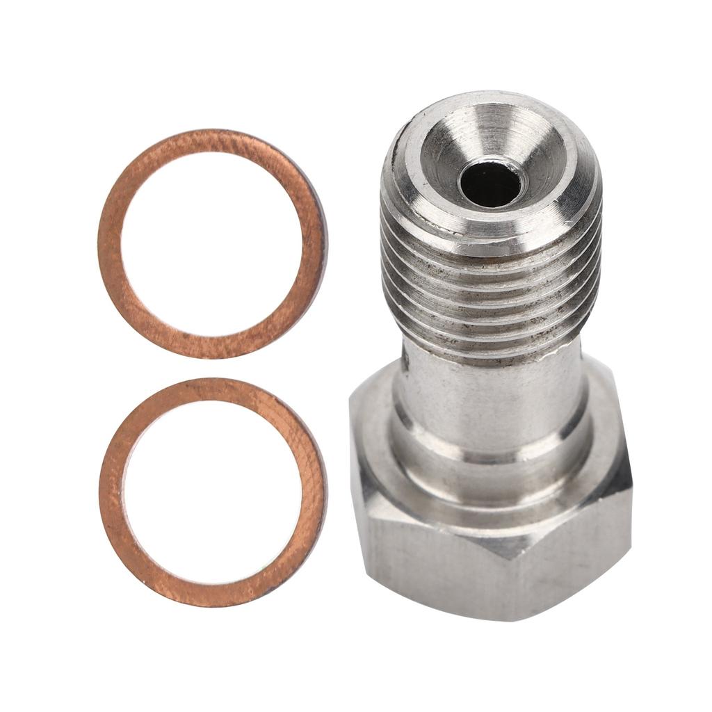 7 16inx20 UNF Банджо-болт Нержавеющая сталь Длина 25 мм Адаптер тормозного фитинга с 2 шайбами