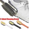 2 Sided Long Handle Suede Cleaning Brush Shoe Brush Sneakers Cleaner Shoes Stain Dust Boot Cleaner Stain Removal Rubber Brush