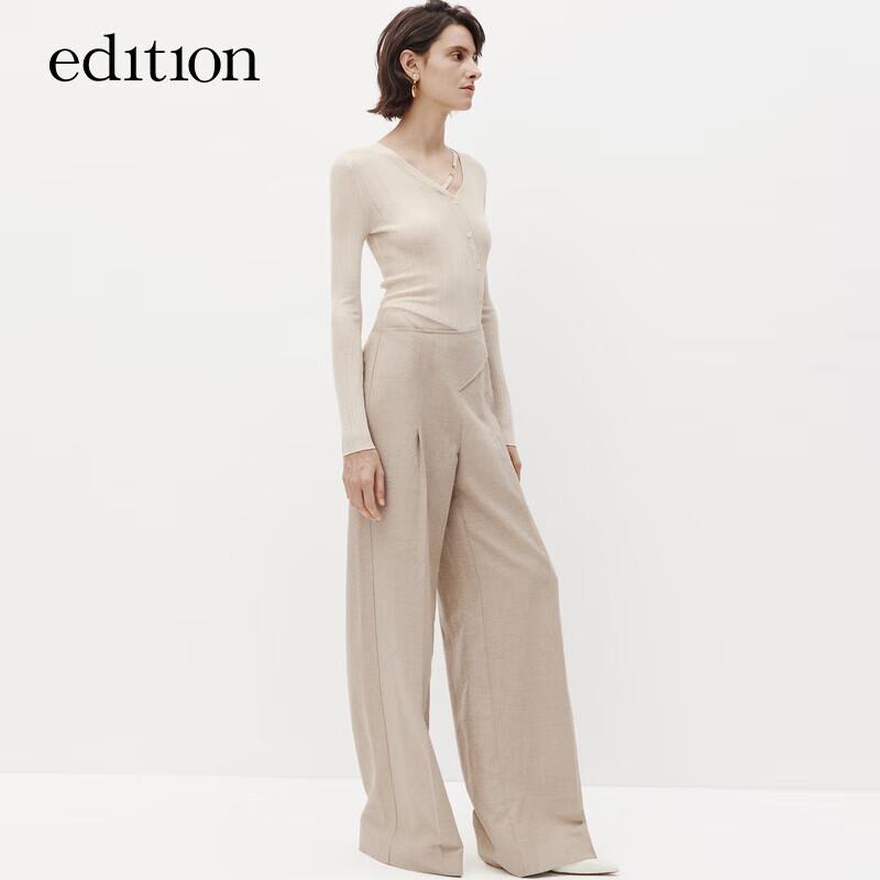 Женский вязаный кардиган из шелка и шерсти с отстегивающейся лентой