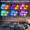 2PCS 1FT RGB LED Antennas With Warning Lights Antenna Led Bar Spiral Sequential Whip Light Off-road And UTV Accessories