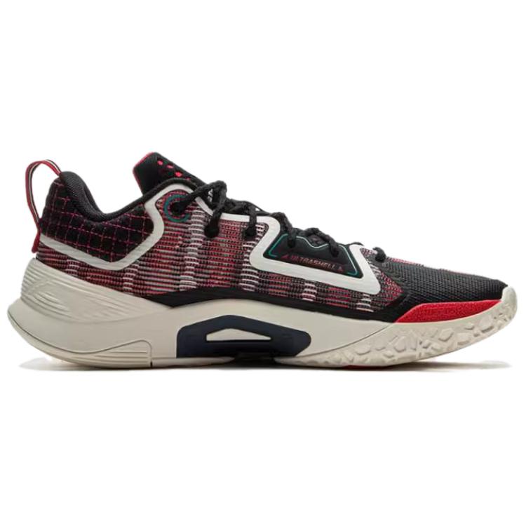 Li Ning Нескользящие, износостойкие, с поддержкой, с хорошим отскоком, низкие, для уличного баскетбола, мужские, цвет cinnabar, ABFV003-7