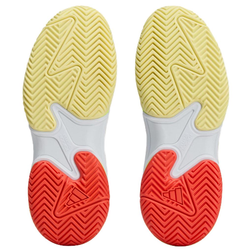 adidas Теннисные кроссовки Barricade с низким верхом, устойчивые к истиранию, женские желтые кроссовки JR3283