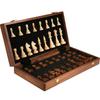 Chess Solid Wood Pieces High-Grade Set Folding Board 39Cm/15.35In Match With More Than 2 After Special Games