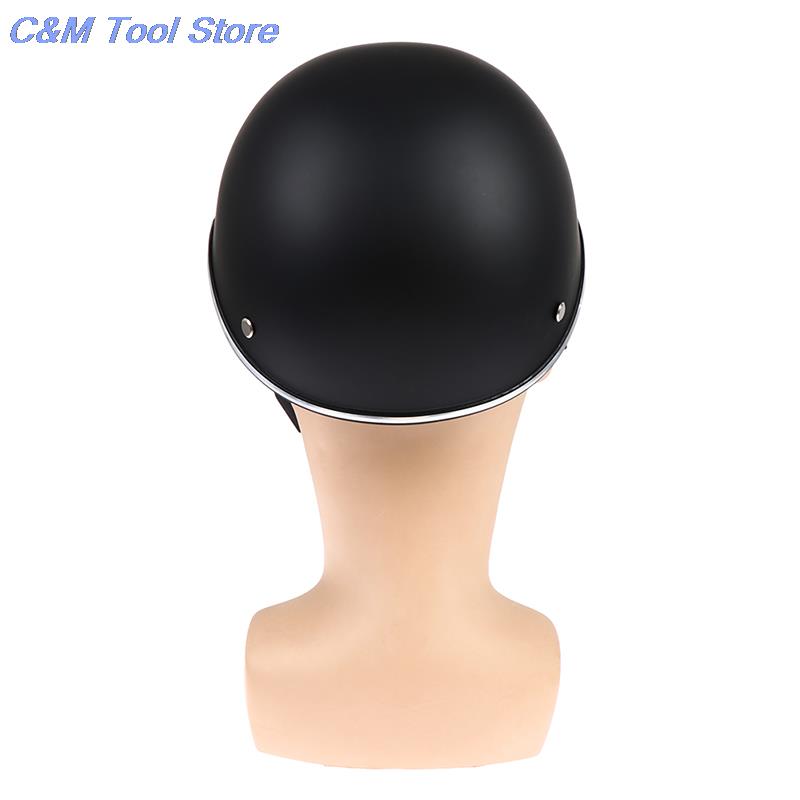 1 шт., бейсбольная кепка, стильная мотоциклетная полушлем, защитная каска для кафе Racer Chopper Scooter, винтажная летняя кепка с половиной лица