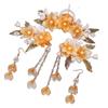 Earring Hanfu Hair Stick Pearl Flower Hair Comb Chinese Style Hairpin Set  Hairstyle Design Tool